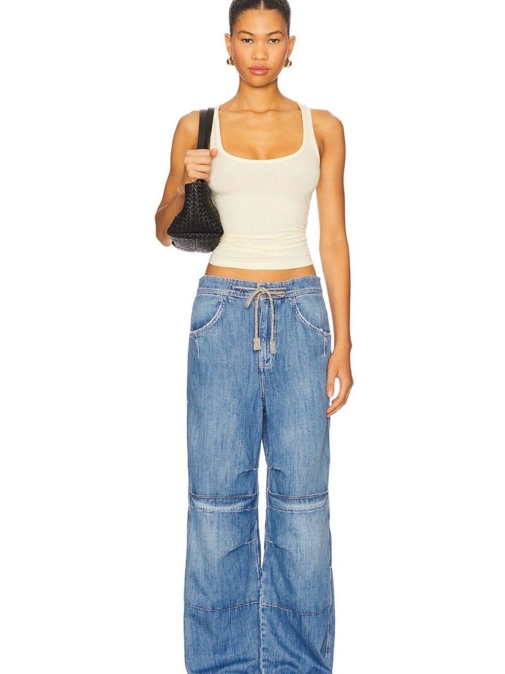 NWT Free People × We The Free Logan Cinched Cargo Jean Harper Revolve Size S